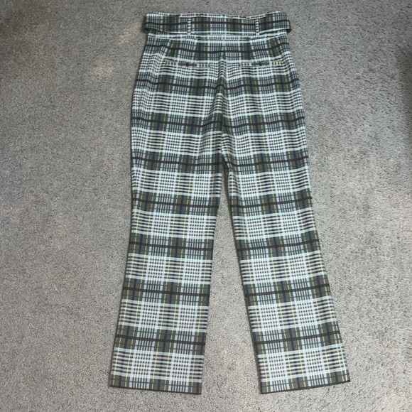 Jonathan Simkhai Belted Plaid Trouser Pants Wool
Blend Ochre 6 - Picture 8 of 11